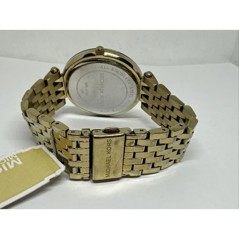 Michael Kors Darci MK3191 Women's Gold Stainless Steel Analog Dial Watch NUL10